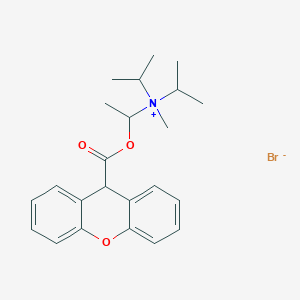 molecular formula C9H19NO3S B1144119 N-(1-((9H-Xanthene-9-carbonyl)oxy)ethyl)-N-isopropyl-N-methylpropan-2-aminium bromide CAS No. 113-40-6