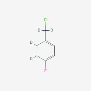 molecular formula C7H6ClF B1144130 4-Fluorobenzyl chloride-d4 CAS No. 1219804-10-0