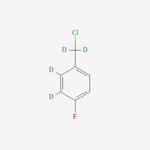 molecular formula C7H2ClD4F B1144130 4-Fluorobenzyl-2,3,5,6-d4 chloride CAS No. 1219804-10-0