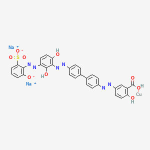 molecular formula C31H18CuN6O9S.2Na<br>C31H18CuN6Na2O9S B1144147 Direct Brown 95, Techincal grade CAS No. 16071-86-6