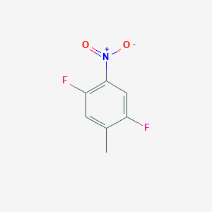 molecular formula C7H5F2NO2 B114415 1,4-Difluoro-2-methyl-5-nitrobenzene CAS No. 141412-60-4