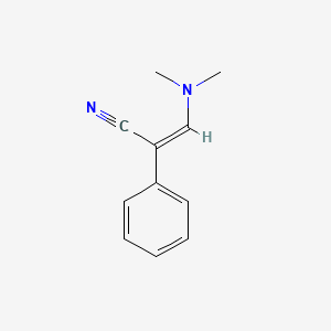 molecular formula C11H12N2 B1144151 (2z)-3-(Dimethylamino)-2-phenylprop-2-enenitrile CAS No. 18226-50-1