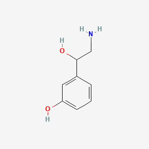 molecular formula C8H11NO2 B1144168 Norfenefrine CAS No. 15308-34-6