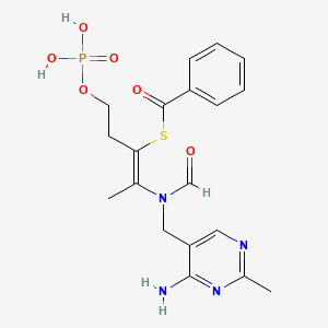 molecular formula C19H23N4O6PS B1144170 S-Benzoylthiamine O-monophosphate CAS No. 137-74-6