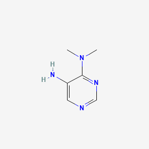 molecular formula C6H10N4 B1144172 N4,N4-dimethylpyrimidine-4,5-diamine CAS No. 15837-36-2