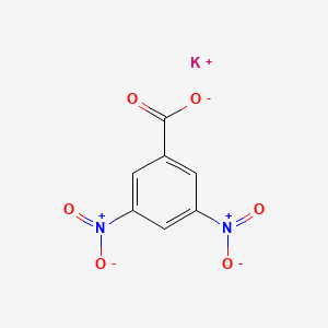 molecular formula C7H3KN2O6 B1144176 3,5-Dinitrobenzoic acid, potassium salt mixed CAS No. 16345-42-9