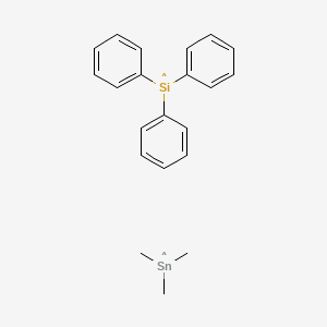 molecular formula C21H24SiSn B1144191 Trimethylstannyltriphenylsilane CAS No. 18748-68-0