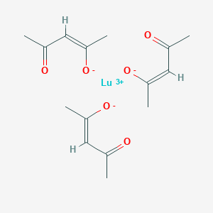 molecular formula C15H21LuO6 B1144197 Lutetium (III) 2,4-pentanedionate CAS No. 17966-84-6