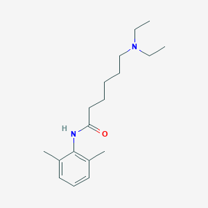 molecular formula C18H30N2O B011442 6-(Diethylamino)-N-(2,6-dimethylphenyl)hexanamide CAS No. 102089-69-0