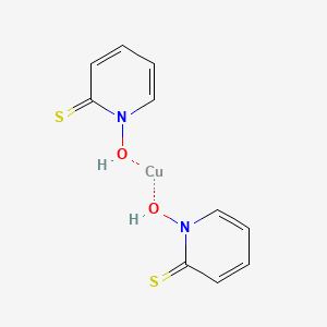molecular formula C10H8CuN2O2S2 B1144202 CopperPyrithione CAS No. 17652-46-9