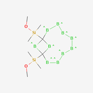 molecular formula C8H28B10O2Si2 B1144207 Bis(methoxydimethylylsilyl)M-carborane CAS No. 17631-41-3