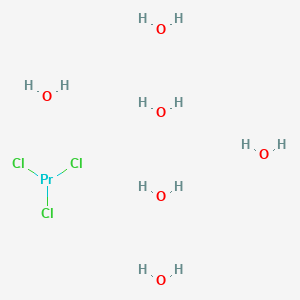 molecular formula Cl3H12O6Pr B1144225 Praseodymium chloride--water (1/3/6) CAS No. 17272-46-7
