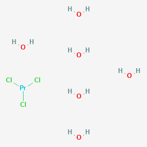 molecular formula Cl3H12O6Pr B1144225 Praseodymium(III) chloride hexahydrate CAS No. 17272-46-7