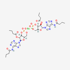 molecular formula C36H46BaN10O16P2 B1144239 Bucladesine barium CAS No. 18837-96-2