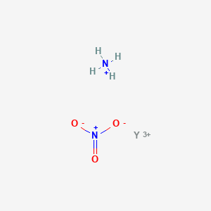 molecular formula H8N7O15Y B1144271 Diammonium yttrium pentanitrate CAS No. 15552-06-4
