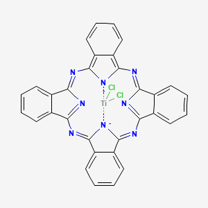 molecular formula C32H16Cl2N8Ti B1144274 Titanium(IV) phthalocyanine dichloride CAS No. 16903-42-7