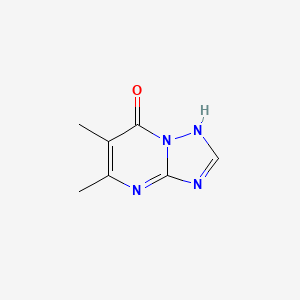molecular formula C7H8N4O B11442762 5,6-Dimethyl-[1,2,4]triazolo[1,5-a]pyrimidin-7-ol CAS No. 51596-05-5