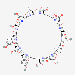 molecular formula C65H85N13O30 B1144285 Mycobacillin CAS No. 18524-67-9