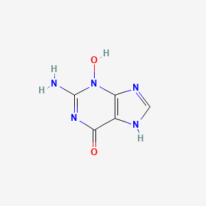molecular formula C5H3N5O2 B1144287 3-Hydroxyguanine CAS No. 18905-29-8