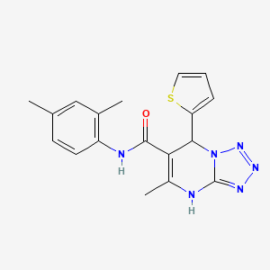 molecular formula C18H18N6OS B11443025 N-(2,4-dimethylphenyl)-5-methyl-7-(thiophen-2-yl)-4,7-dihydrotetrazolo[1,5-a]pyrimidine-6-carboxamide 