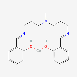 molecular formula C21H27CoN3O2 B1144315 Bis(salicylideniminato-3-propyl)methylaminocobalt(II) CAS No. 15391-24-9