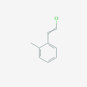 molecular formula C9H9Cl B1144319 1-(2-Chloroethenyl)-2-methylbenzene CAS No. 18684-83-8