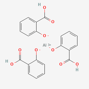 molecular formula C21H15AlO9 B1144328 Aluminum salicylate CAS No. 15479-57-9