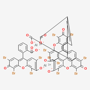 Dialuminum;2-(2,4,5,7-tetrabromo-3-oxido-6-oxoxanthen-9-yl)benzoate