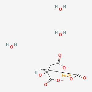 B1144364 Ferric citrate trihydrate CAS No. 17217-76-4