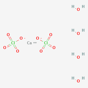 Perchloric acid, calcium salt, tetrahydrate (8CI,9CI)