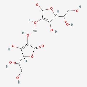 2-[(1S)-1,2-dihydroxyethyl]-3,4-dihydroxy-2H-furan-5-one;manganese