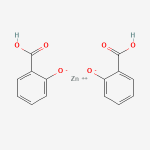 molecular formula C14H10O6Zn B1144377 zinc bis(2-hydroxybenzoate) CAS No. 16283-36-6