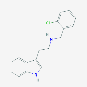 molecular formula C17H17ClN2 B114438 N-(2-chlorobenzyl)-2-(1H-indol-3-yl)ethanamine CAS No. 155503-32-5
