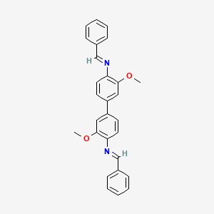 N,N'-Dibenzylidene-3,3'-dimethoxybenzidine