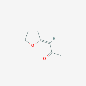 molecular formula C7H10O2 B114439 2-Propanone,1-(dihydro-2(3H)-furanylidene)-,(Z)-(9ci) CAS No. 144175-16-6