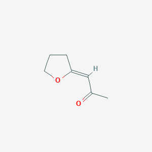 B114439 2-(Acetylmethylene)tetrahydrofuran CAS No. 144175-16-6