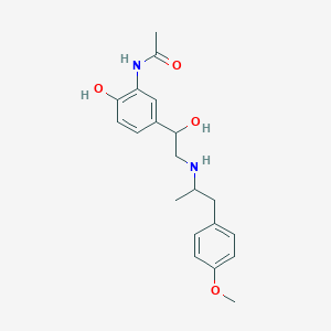 N-(2-hydroxy-5-(1-hydroxy-2-((2-(4-methoxyphenyl)-1-methylethyl)amino)ethyl)phenyl)acetamide