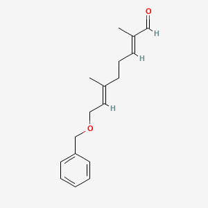 (2E,6E)-2,6-Dimethyl-8-(benzyloxy)-2,6-octadienal