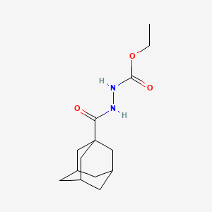 molecular formula C14H22N2O3 B11444251 Ethyl 2-(1-adamantylcarbonyl)hydrazinecarboxylate 
