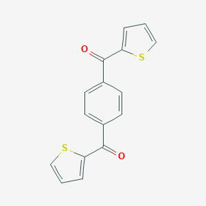 molecular formula C16H10O2S2 B114445 [4-(Thiophene-2-carbonyl)-phenyl]-thiophen-2-YL-methanone CAS No. 148982-08-5