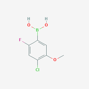(4-Chloro-2-fluoro-5-methoxyphenyl)boronic acid