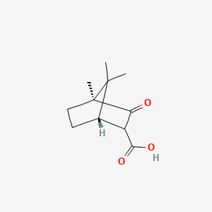 molecular formula C11H16O3 B1144469 (-)-camphorcarboxylic acid CAS No. 18530-29-5
