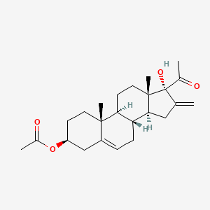16-Methylene-17alpha-hydroxypregnenolone 3-acetate