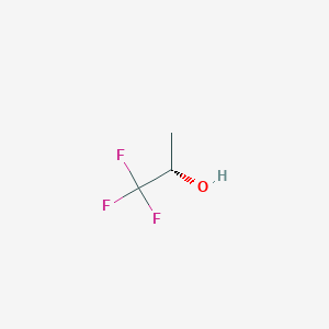 molecular formula C3H5F3O B1144474 (S)-1,1,1-Trifluoro-2-propanol CAS No. 17556-48-8