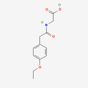 molecular formula C₁₂H₁₅NO₄ B1144510 (2-(4-Ethoxyphenyl)acetyl)glycine CAS No. 1098362-68-5