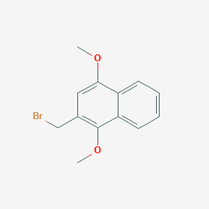 molecular formula C₁₃H₁₃BrO₂ B1144512 2-(Bromomethyl)-1,4-dimethoxynaphthalene CAS No. 79971-24-7