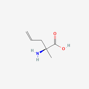 molecular formula C6H11NO2 B1144519 (S)-2-Amino-2-methylpent-4-enoic acid CAS No. 16820-25-0