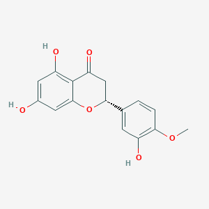 molecular formula C₁₆H₁₄O₆ B1144529 (R)-5,7-Dihydroxy-2-(3-hydroxy-4-methoxyphenyl)chroman-4-one CAS No. 24604-97-5