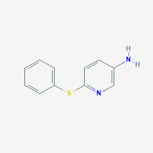 molecular formula C11H10N2S B114453 6-(Phenylsulfanyl)-3-pyridinamine CAS No. 103983-07-9