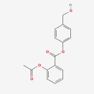 [4-(Hydroxymethyl)phenyl] 2-acetyloxybenzoate